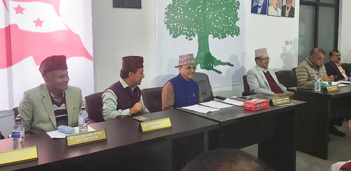 कांग्रेस केन्द्रीय समिति बैठक बस्दै, नियमित महाधिवेशनको कार्यतालिका पेस गर्ने तयारी