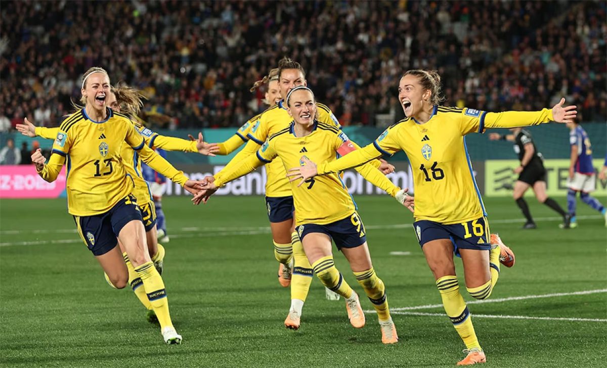 महिला विश्वकप फुटबलमा अष्ट्रेलियालाई हराउँदै स्विडेन बन्यो तेस्रो